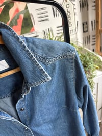 Image 3 of NWT denim long shirt/dress