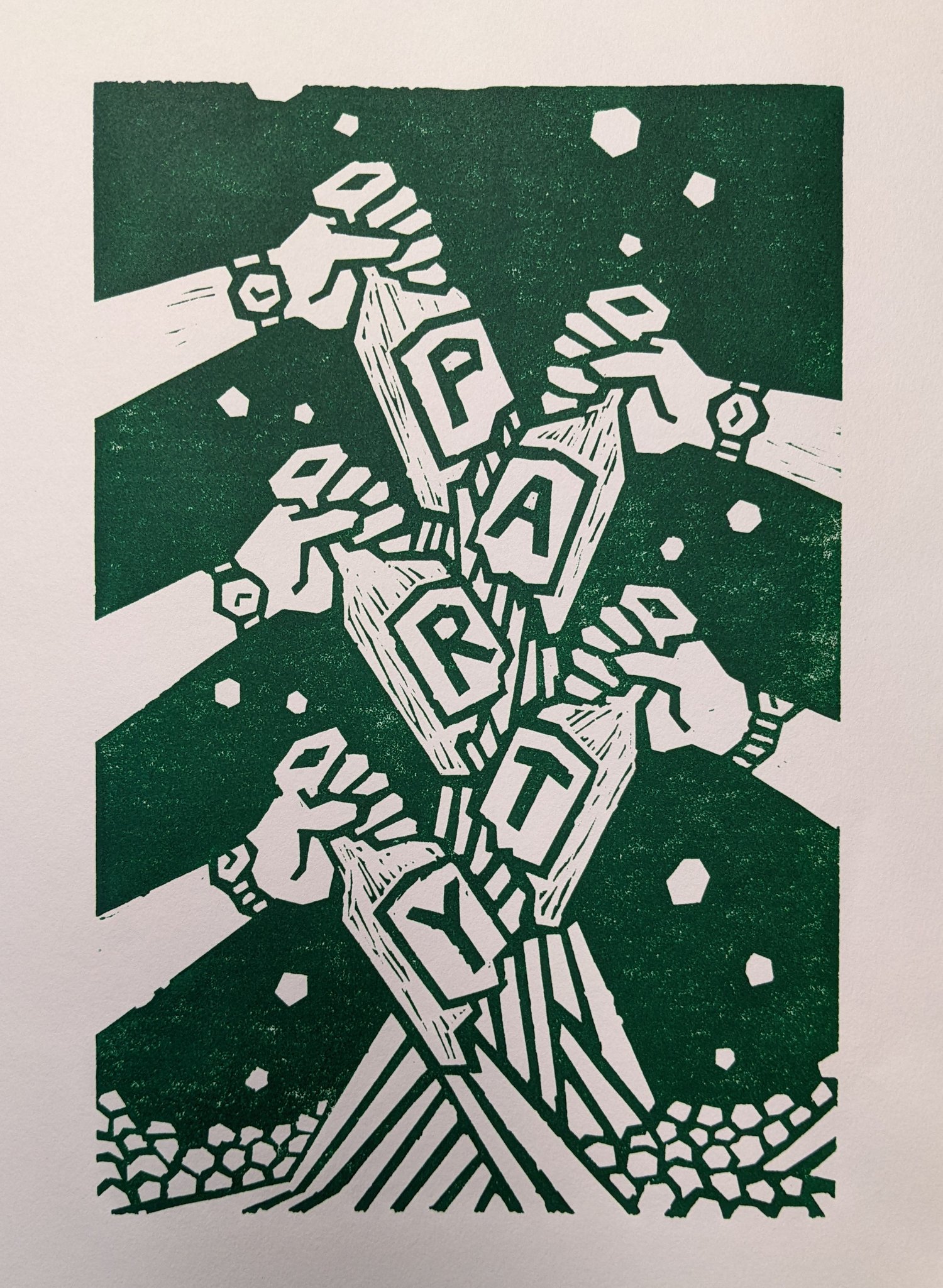 Untitled Linocut #11