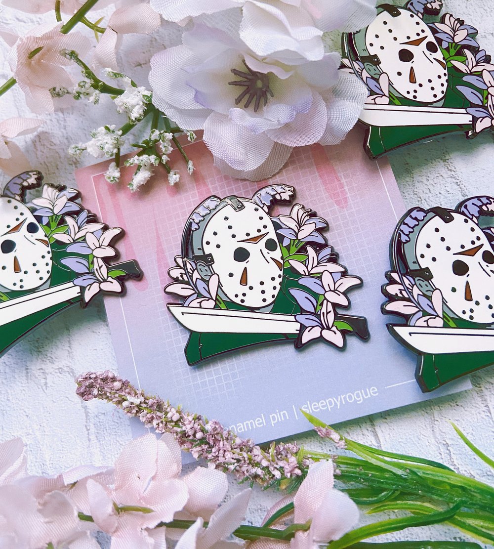 The Hunter | Floral Slashers - Enamel Pin