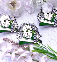 Image 2 of The Hunter | Floral Slashers - Enamel Pin