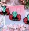 Hell Priest | Floral Slashers - Enamel pin