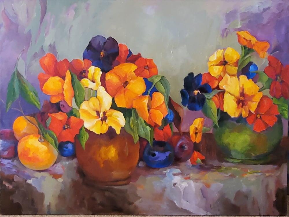 Image of Pansies by Yvette Galliher