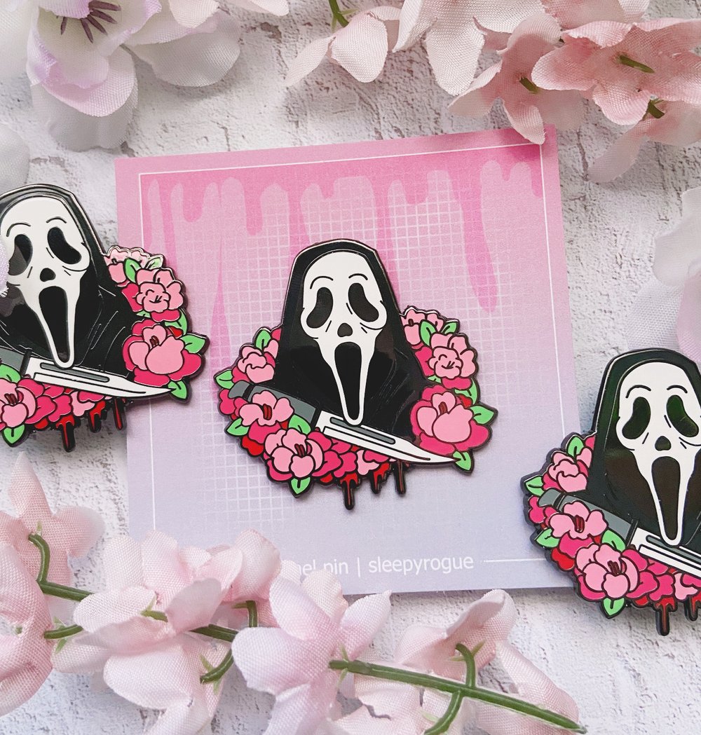 The Stalker | Floral Slashers - Enamel Pin