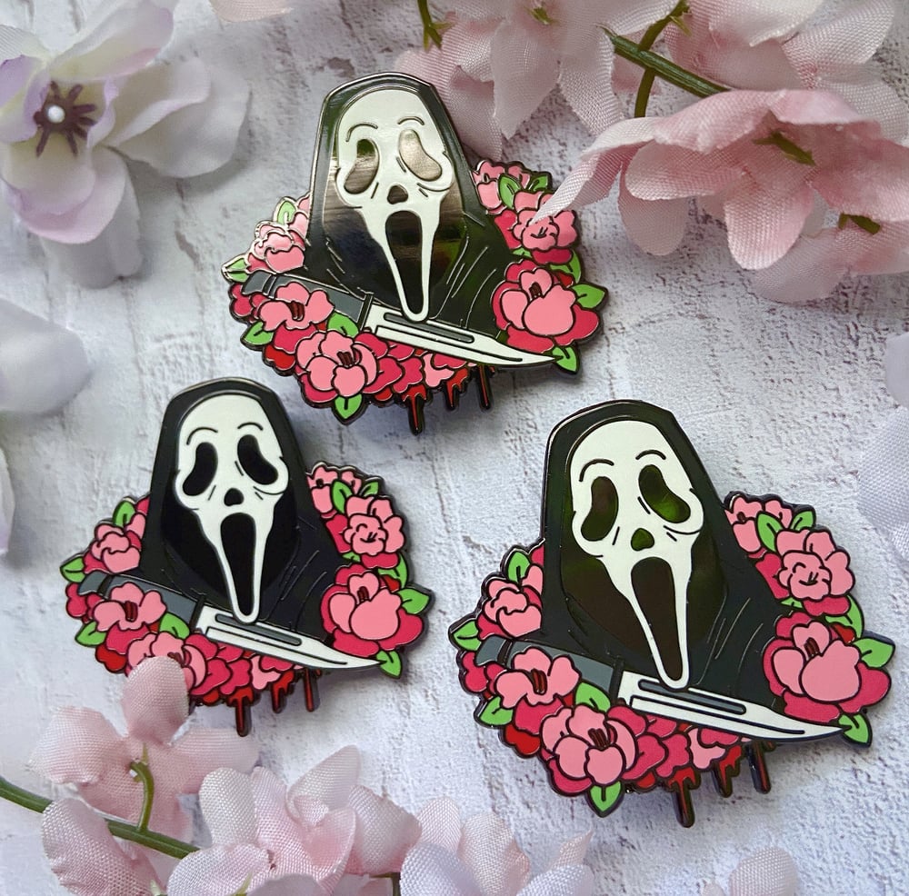 The Stalker | Floral Slashers - Enamel Pin