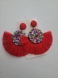 Image 2 of Fan Dance Earrings