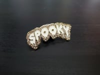 Image 1 of Flooded Gold "SPOOKY" Pin