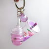 Kawaii Pearl Lipgloss Acrylic Keychain