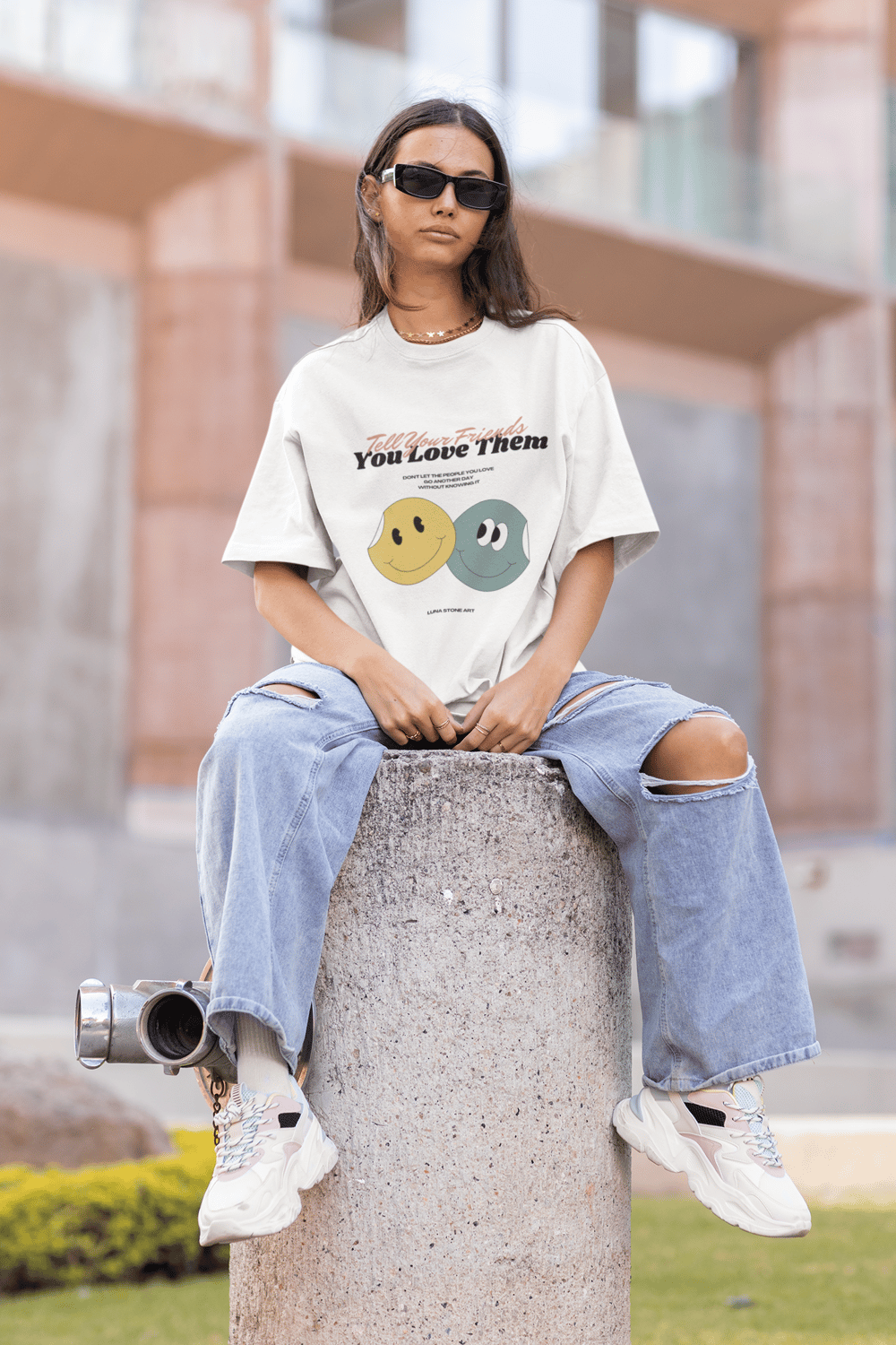Tell Your Friends You Love Them | Smile Graphic Tee