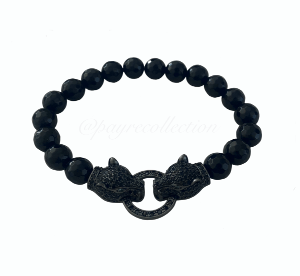 Image of ALL BLACK EVERYTHING BABY WILD SAFARI BRACELET