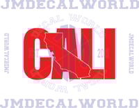 Image 2 of Cali with State Decal Black