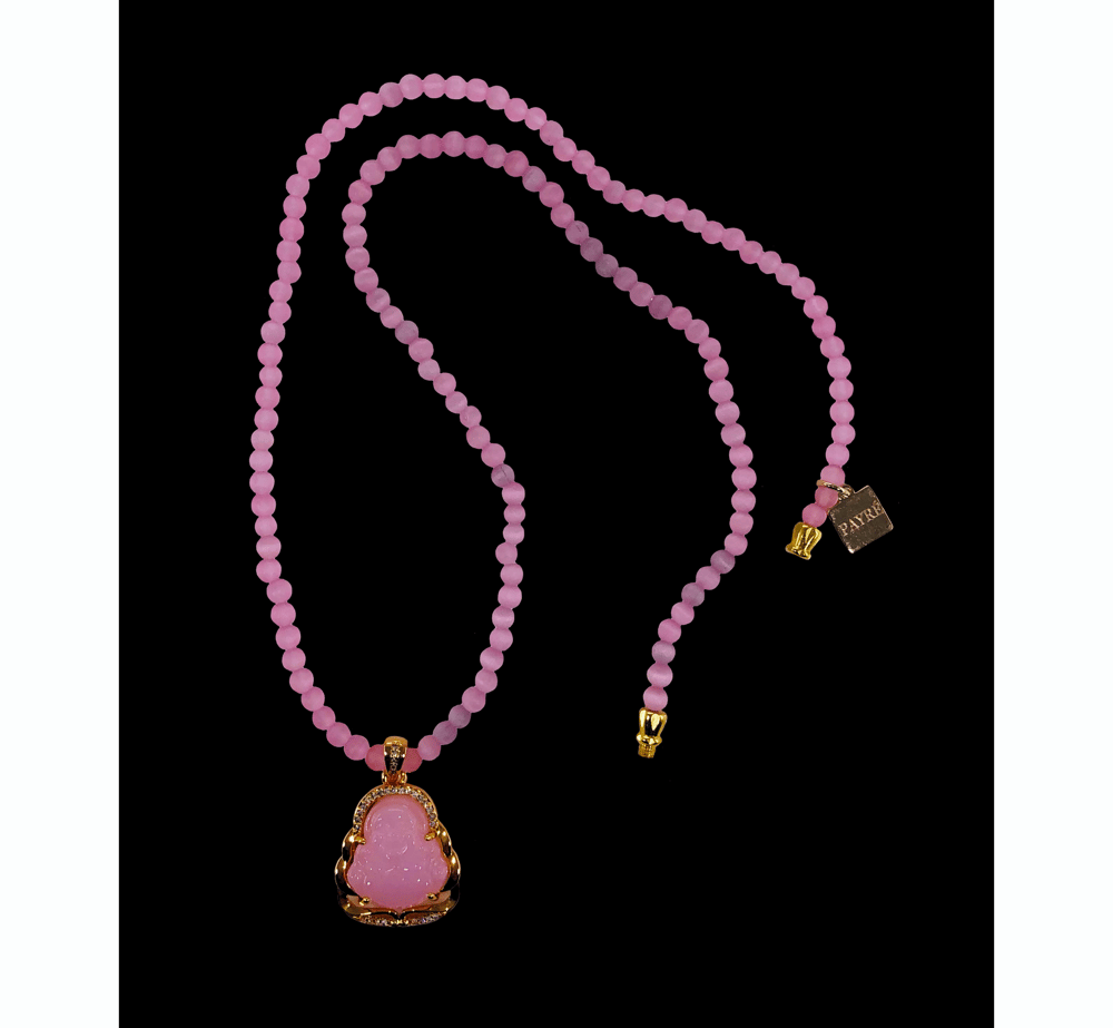 Image of BUDDHA BEADED NECKLACE 