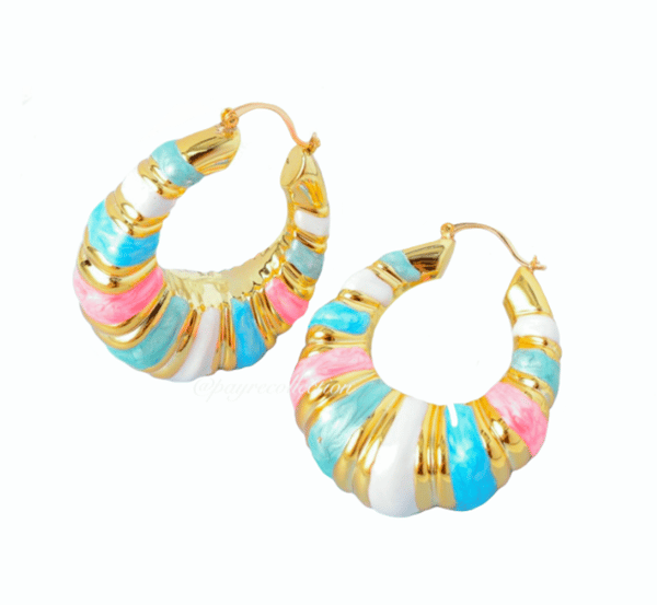 Image of COTTON CANDY #3 EARRINGS 