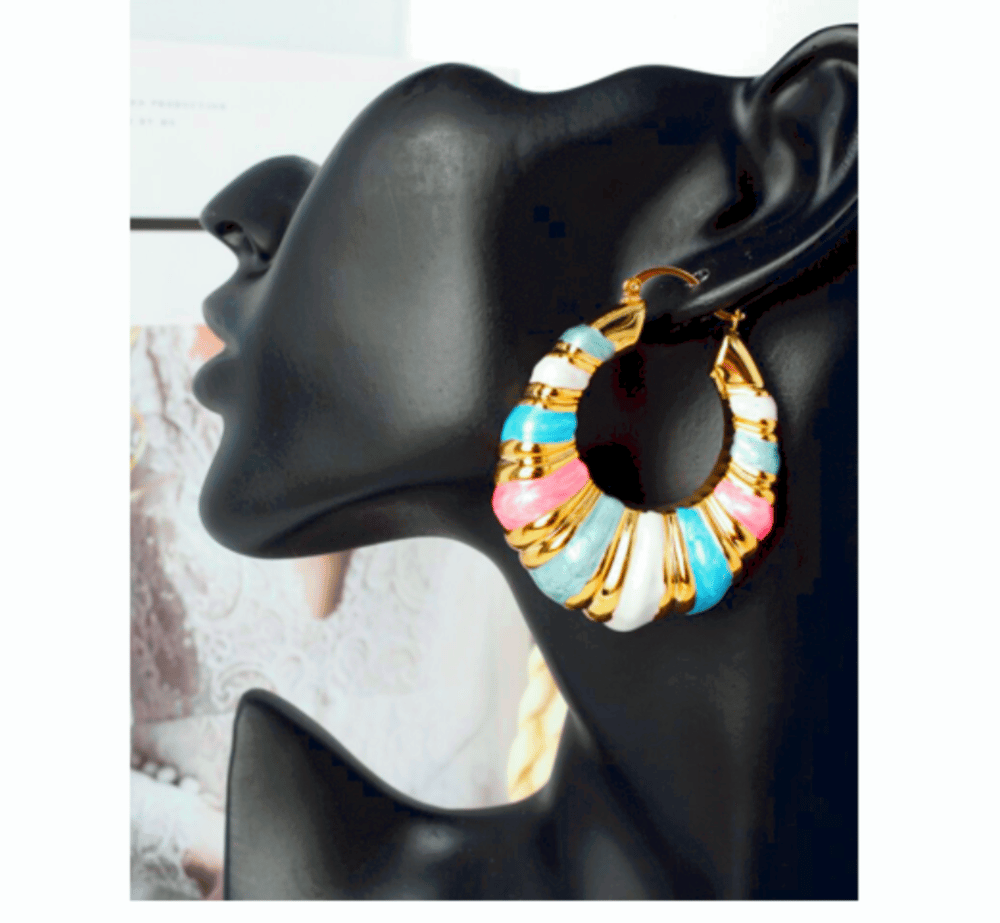 Image of COTTON CANDY #3 EARRINGS 