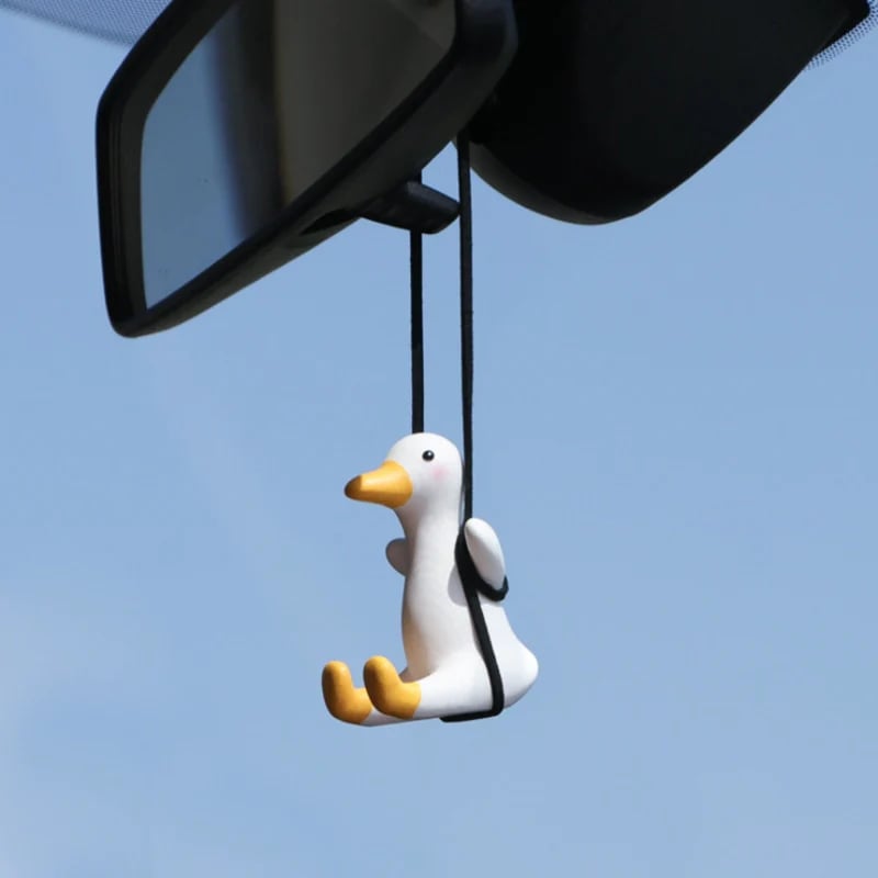Swigning Duck Car Ornament