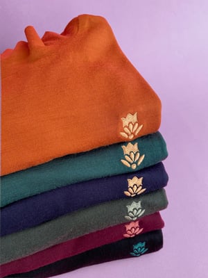 Image of Phuncle Merino Turtleneck- Mulberry