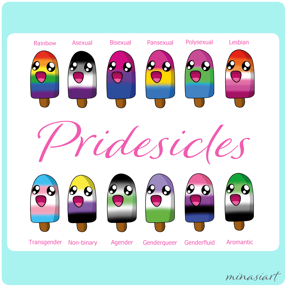 Pridesicle Stickers