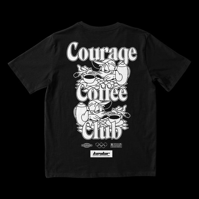 Courage Coffee Club Black Image 2