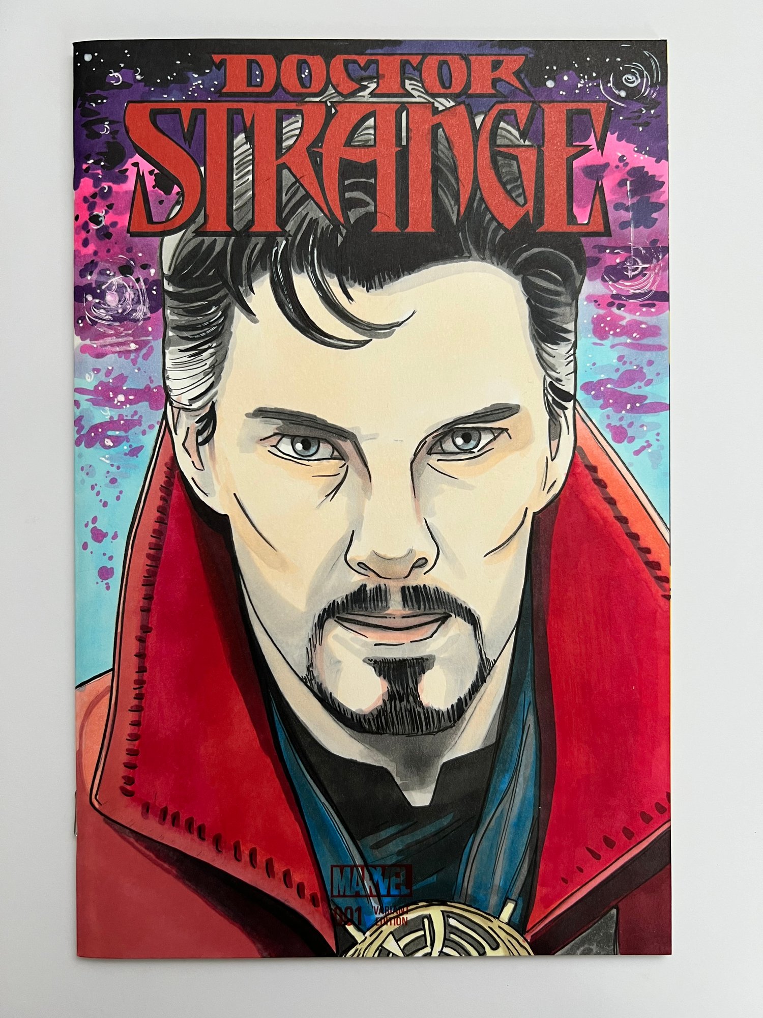 Doctor Strange Sketch Cover Comic Book Original Art 1/1
