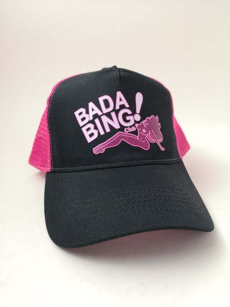 Image of Bada Bing Sopranos inspired Trucker Cap