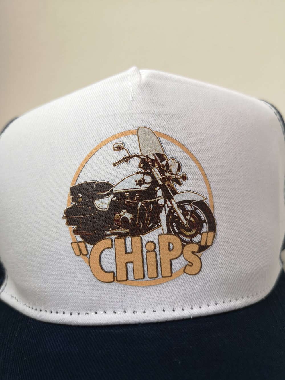 Image of CHIPS inspired Retro Style Snapback Trucker Cap