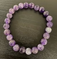 Amethyst crystal bracelet