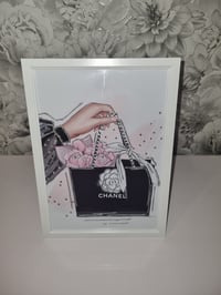 Image 1 of BLACK BAG FASHION PRINT 