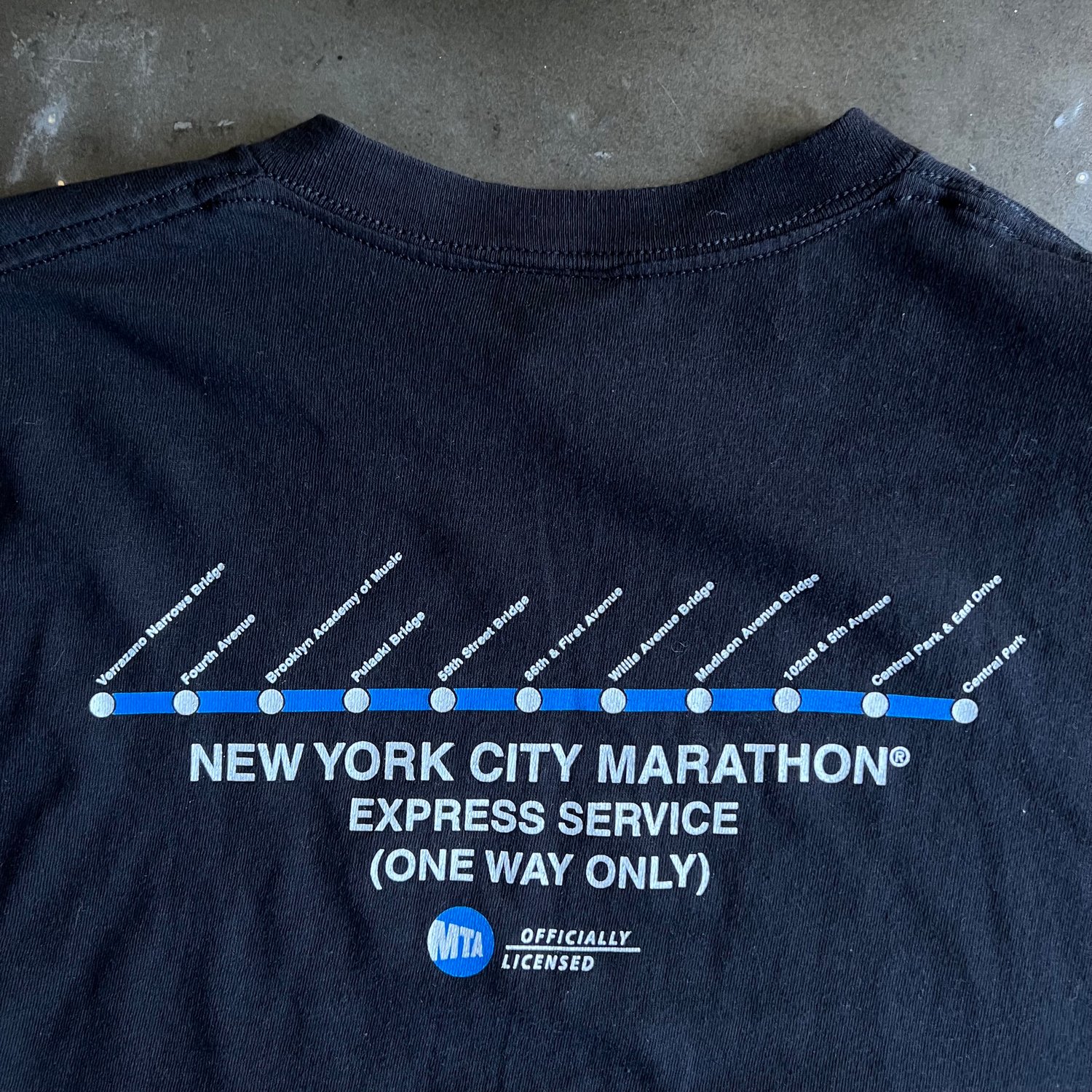 New York Marathon MTA Subway T-Shirt | Intramural