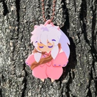 Image 1 of Sleeping Inuyasha Acrylic Keychain