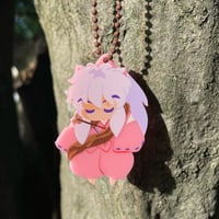 Image 2 of Sleeping Inuyasha Acrylic Keychain