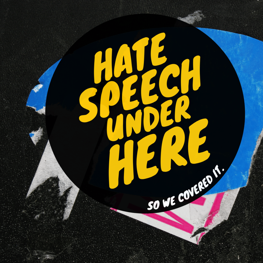 Image of Hate Speech 'Cover Up' Stickers