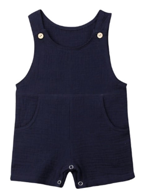 Image of Romper/Overall Navy Blue