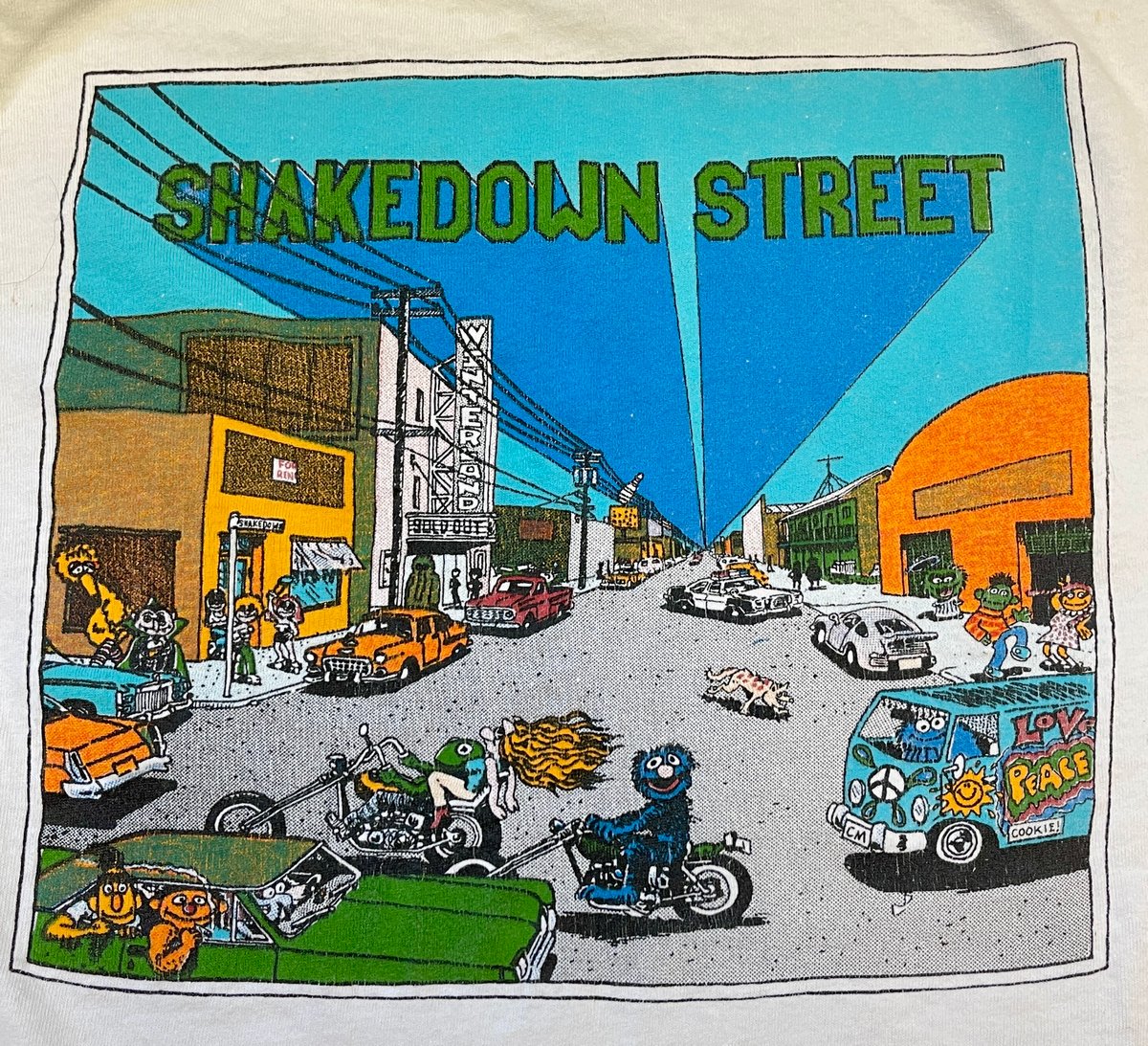 Original Vintage Grateful Dead Shakedown 90's Lot Tee! XL