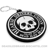 Image 2 of Hearse Drivers Union 3-Inch Rubber Keytag