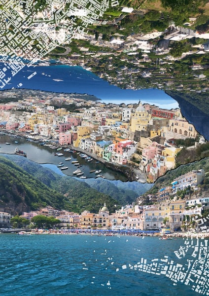 Image of italy collage | collage print