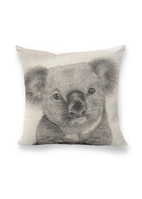 Image 1 of 'Bert' the Koala Natural Cushion Cover