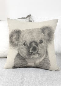 Image 2 of 'Bert' the Koala Natural Cushion Cover