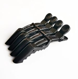 Image of Salon hairdresser clamps 