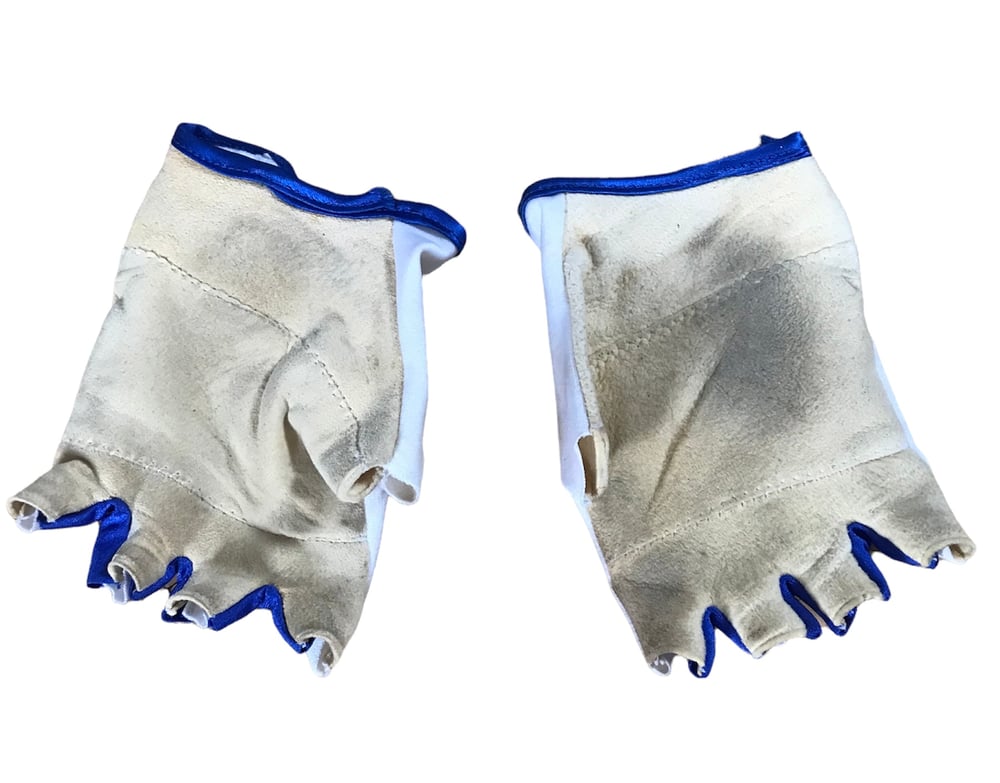 Official pair of gloves worn by Garry Wiggins