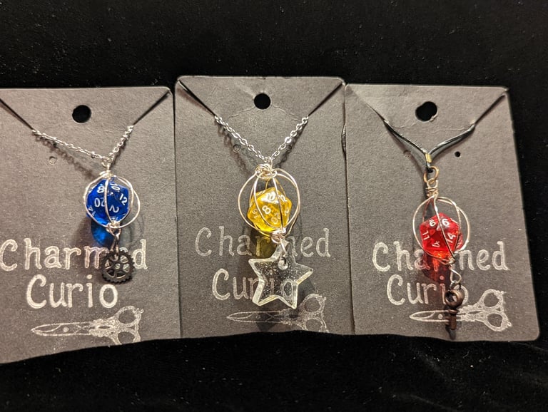 Let it roll! -mini dice necklaces Image 2