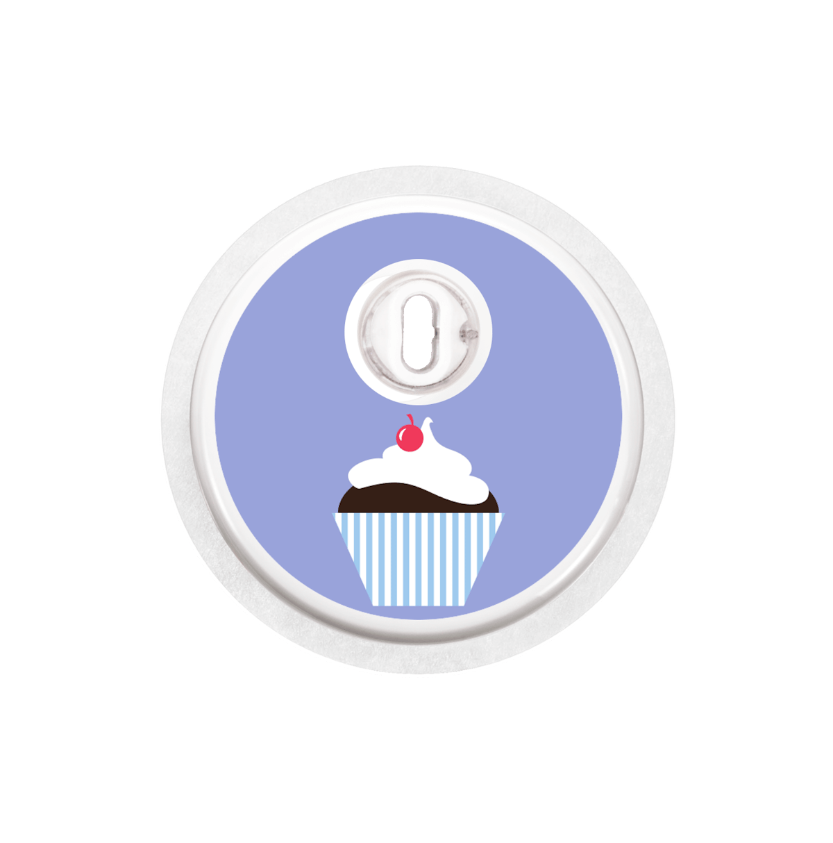 Image of Cupcake blue Freestyle Libre 3 Sticker