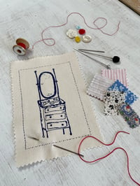 Image 1 of Dressing Table Embroidery Template