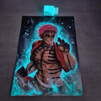 Image 1 of Akaza Glowing in the Dark Poster / Print