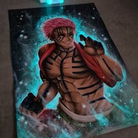 Image 4 of Akaza Glowing in the Dark Poster / Print