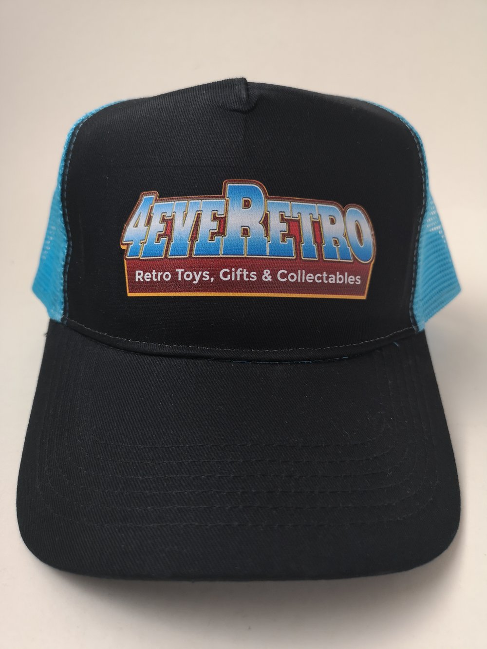 Image of 4eveRetro MOTU Snapback Trucker Hat (surf bluel
