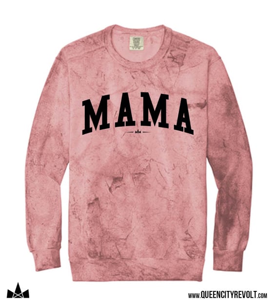Image of Mama Crew Sweatshirt, Rose