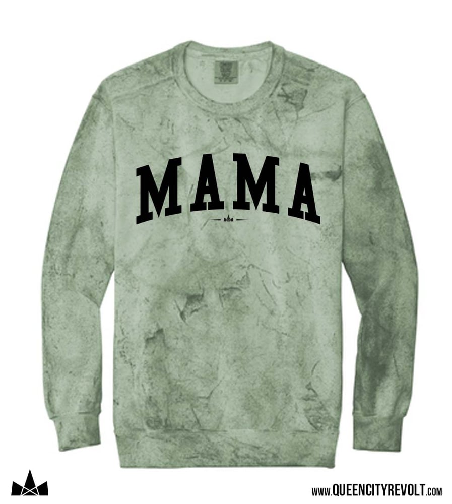 Image of Mama Crew Sweatshirt, Forest