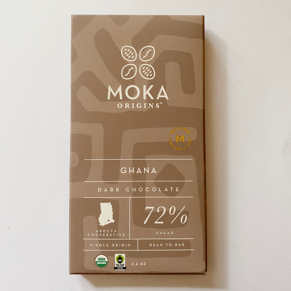 Image of Moka Origins 72% Ghana Dark Chocolate
