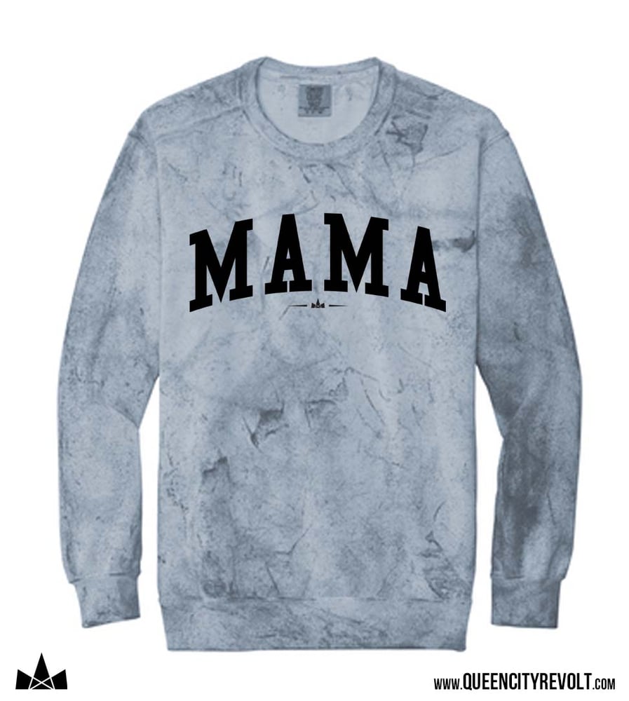 Image of Mama Crew Sweatshirt, Navy