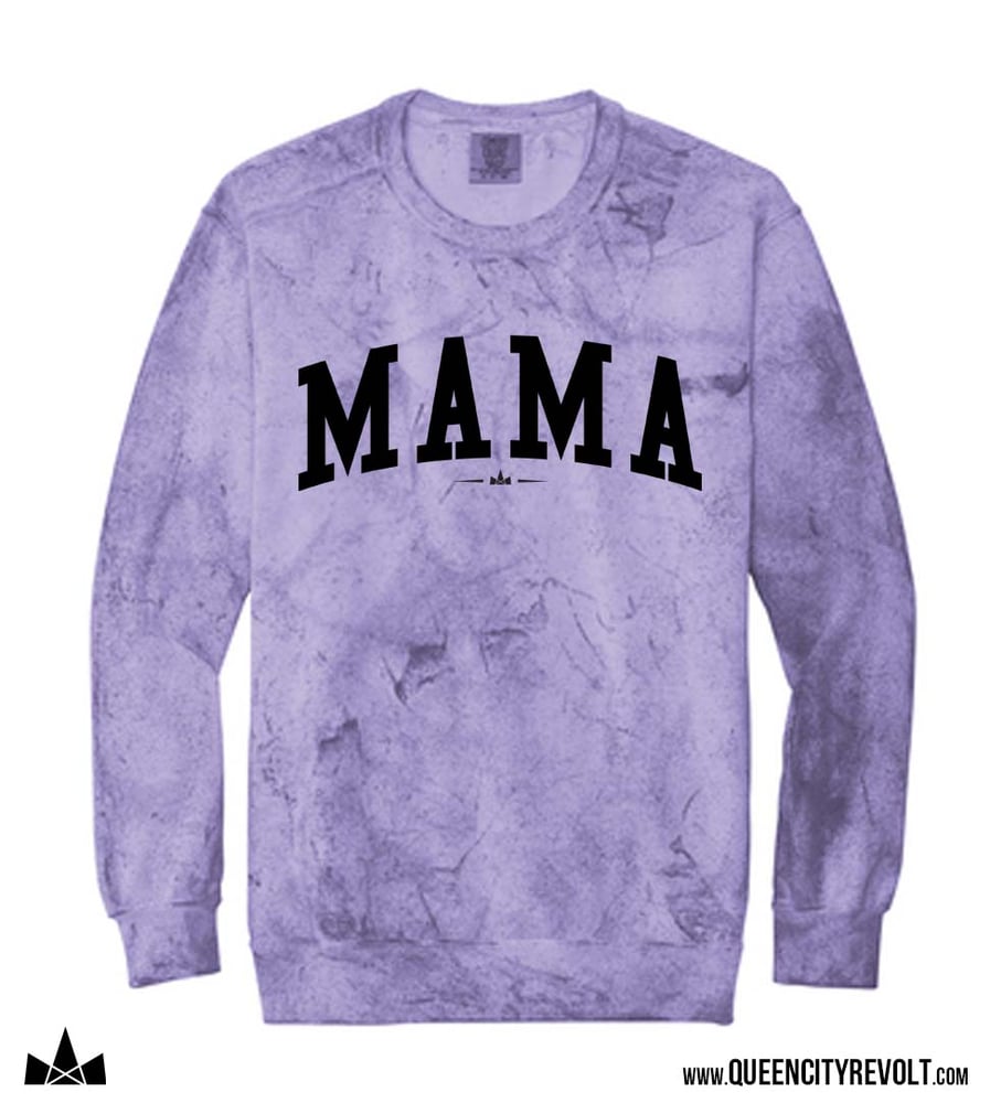 Image of Mama Crew Sweatshirt, Violet