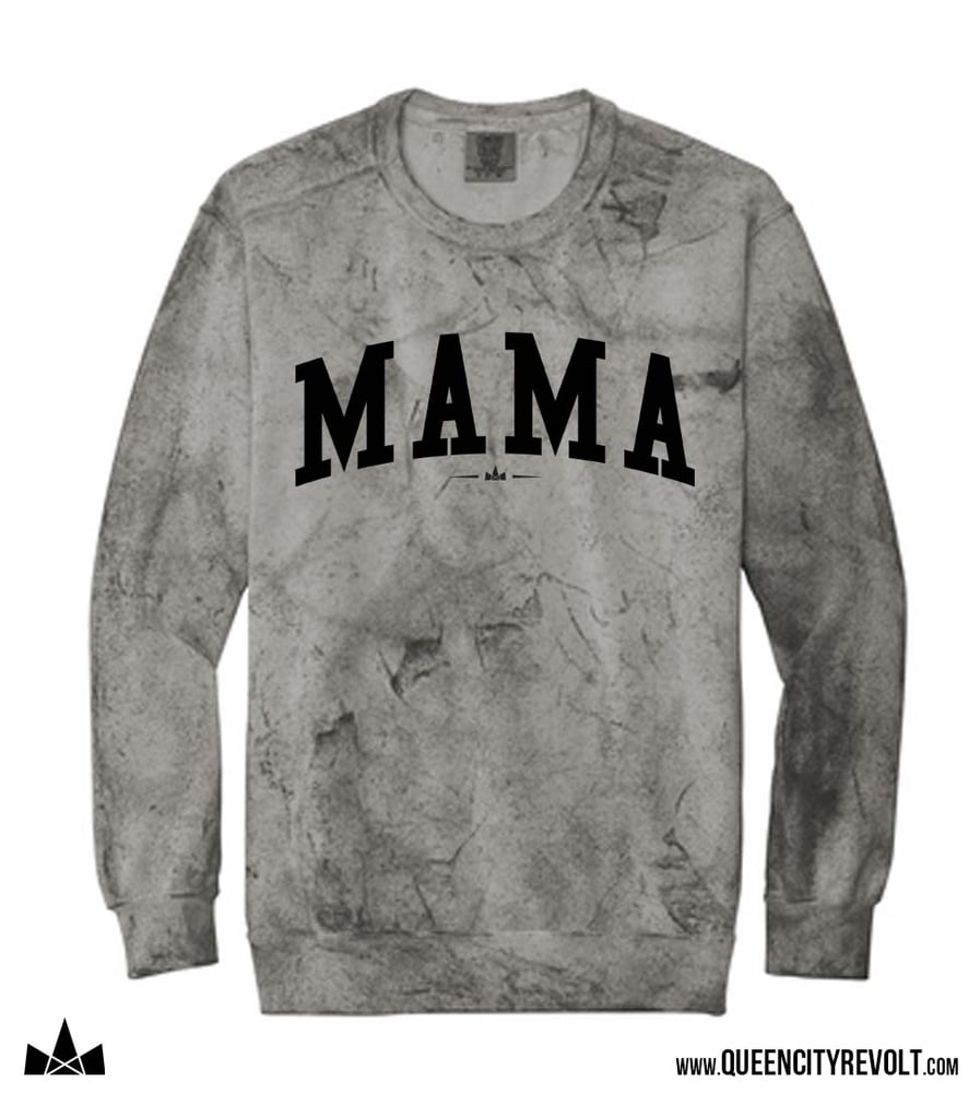 Image of Mama Crew Sweatshirt, Grey